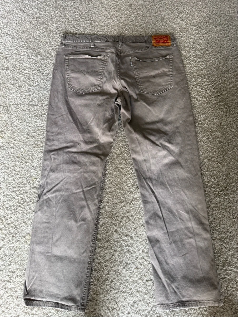 Levi's Men's Chino Pants in Light Gray-Taupe